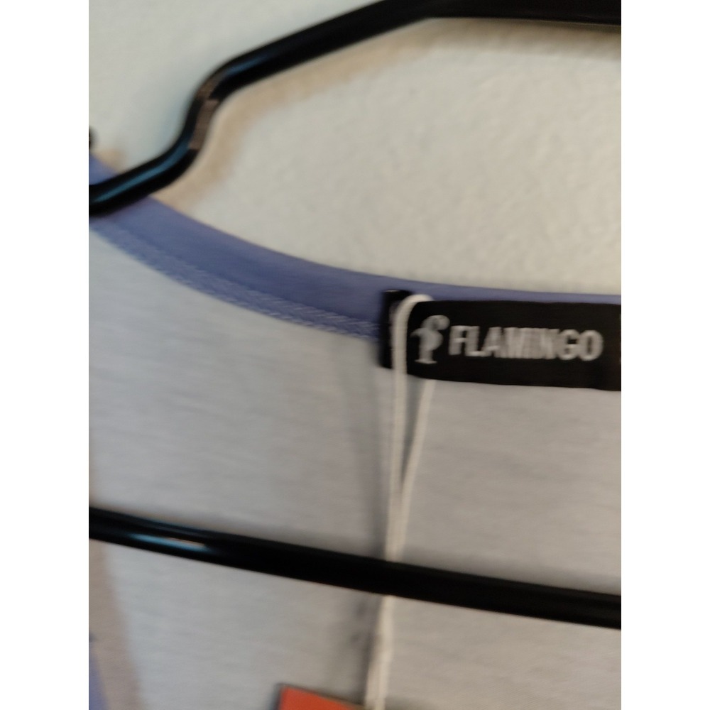 NWT Flamingals Womens Purple Ombre Snap Front Tank Top Sleeveless Shirt Size M - Picture 4 of 6